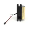 HES 1006 electric strike body in 605 bright brass, shown without a faceplate