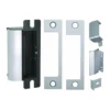 HES 1006 complete pac: satin stainless strike body, two faceplates and mounting brackets