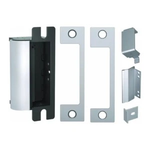 HES 1006 Series Electric Strike HES 1006 complete pac: satin stainless strike body, two faceplates and mounting brackets