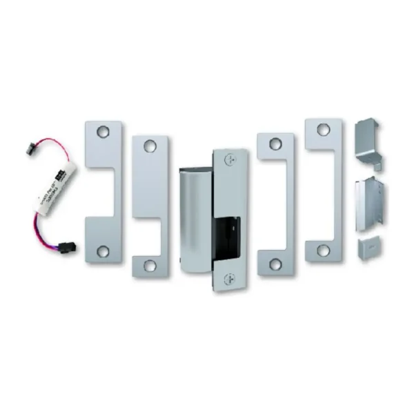 HES 1006CS Smart Strike kit: strike body, SMART Pac III module, faceplates and brackets